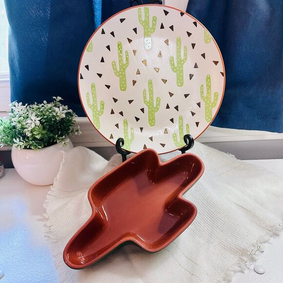 Cactus Themed Serve ware Bundle - Picture 2 of 8